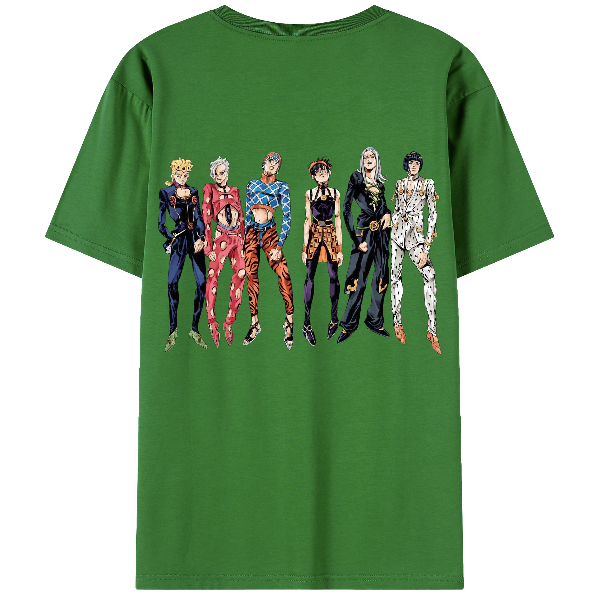 （画像用） ジョジョの奇妙な冒険 JoJo's Bizarre Adventure レディース半袖Tシャツ(バックプリント)